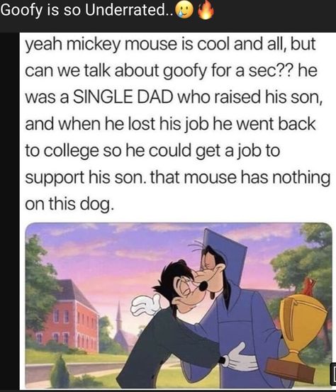 Memes Friends, Humor Disney, A Goofy Movie, Disney Theory, Funny Disney Memes, Goofy Movie, Disney Facts, Disney Jokes, Single Dads