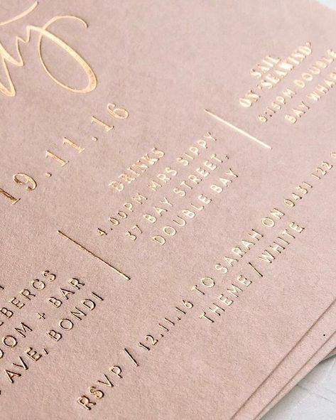 Invite Design, Gold Foil Wedding Invitations, Gold Foil Wedding, Stationery Inspiration, Gold Invitations, Invitation Inspiration, Gold Wedding Invitations, Corporate Design, Wedding Stationary