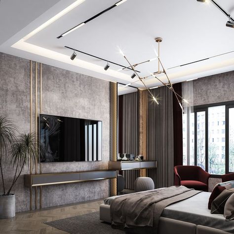 18 Ideas Revolutionizing Bedrooms: Innovative TV Wall Designs for 2024 Wall Drawers, Living Room Tv Wall Luxury, Bedroom Tv Unit Design, Living Room Designs India, Bedroom Tv Wall, Bedroom Tv, Interior Design Bedroom Small, تصميم داخلي فاخر, Interior Design Software