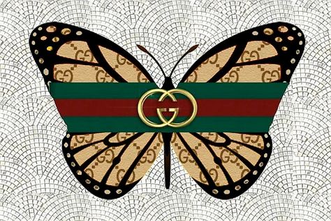 Gucci Butterfly, Gucci Drawing, Gucci Logo, Gucci Wallpaper Iphone, Name Drawings, Motion Wallpapers, Africa Art Design, Clothing Brand Logos, Cricut Explore Projects