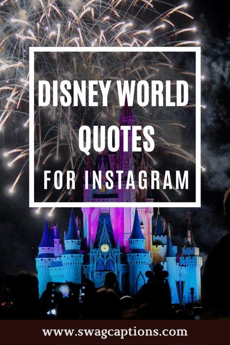 Epcot Quotes Instagram, Disney Quotes Instagram Captions, Disney Couple Captions, Epcot Captions Instagram, Disney Insta Captions, Disney World Captions Instagram, Disneyland Captions For Instagram, Disney World Quotes, Disneyland Quotes