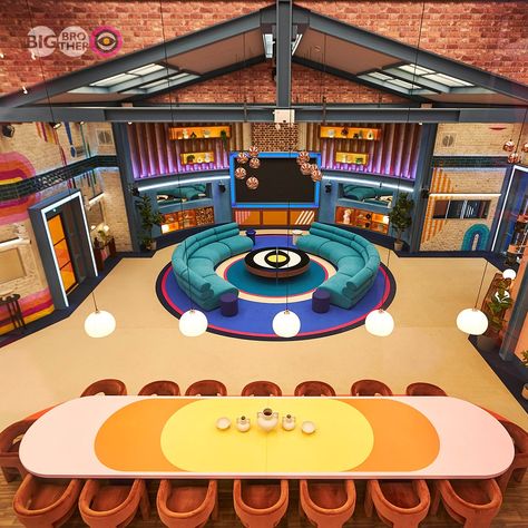 Makerspace Design, Big Brother House, Design Workshop, Tv Program, House Flooring, Tv Programmes, Basement Ideas, B & B, Big Brother