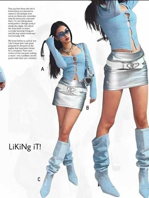 Y2k Fashion Models, Y2k Fashion Ads, Y2k Magazine Photoshoot, Y3k Outfits Aesthetic, Modern Y2k Aesthetic, Y2k Futuristic Fashion, 2000s Fashion Photoshoot, Y2k Fashion Photoshoot, 2000s Magazine Aesthetic