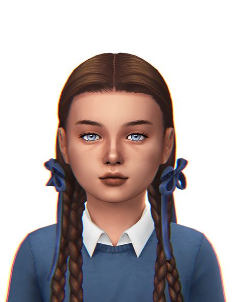 Alice Hair + Bows | Patreon Sims 4 Face Paint Cc, Todler Sims Cc, Sims 4 Child Hair Maxis Match, Ts4 Child Hair, Infant Sims 4 Cc Hair, Sims 4 Cc Braided Hair, Sims 4 Children Hair, Sims Bridgerton, Child Hair Sims 4 Cc