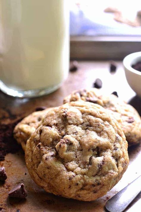 These Espresso Chocolate Chip Cookies are the perfect marriage of two amazing flavors. Packed with chocolate chips and infused with rich espresso flavor, they’re a chocolate/coffee/sweet lover’s dream! So we went on “vacation” this past week. And anyone who’s ever traveled with kids knows exactly what I mean by “vacation”. It wasn’t exactly the mostContinue Reading.. Doubletree Chocolate Chip Cookie Recipe, Espresso Chocolate Chip Cookies, Doubletree Cookie Recipe, Doubletree Cookies, Chocolate Chip Cookies Ingredients, Soft Chocolate Chip Cookies, Chip Cookie Recipe, Thanksgiving Desserts, Chocolate Chip Cookie Dough