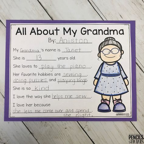 Grandparents Preschool Activities, Grandparents Day Activities For School, Kindergarten Grandparents Day, Grandparents Day Decorations For School, Preschool Grandparents Day, Grandparents Day Ideas For School, Grandparents Day Crafts For Preschoolers, Grandparents Day Activity, Grandparents Day Preschool