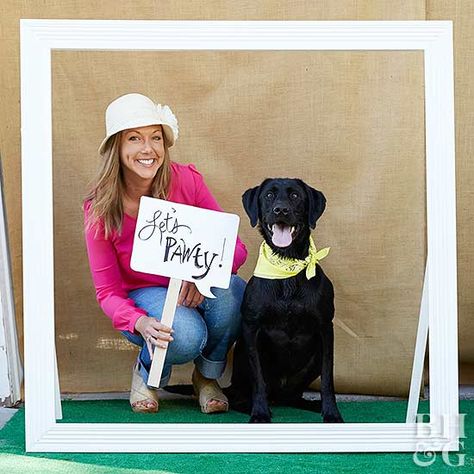 Bestie Photo Booth Easy Party Recipes, Summer Party Ideas, Dog Themed Parties, Pet Parade, Dog Birthday Party, Cute Dog Pictures, Diy Decor Ideas, Puppy Photos, Party Recipes