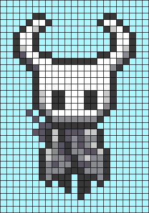 Alpha pattern #32907 | BraceletBook Yugioh Pixel Art, Fnaf Doodles Easy, Hollow Knight Perler Beads, Cool Pixel Art Grid, Pixel Art Alpha Pattern, Pixel Art 24x24, Eye Pixel Art, Pixel Art With Grid, Minecraft Sprites