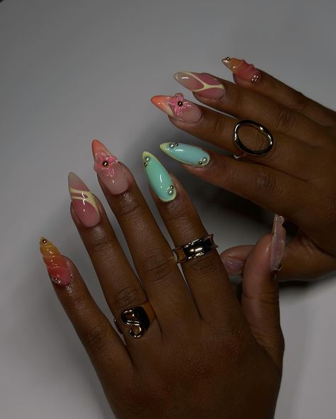 Summer cruise ready!! 🍹🍸🕶️🌞☀️ #dovenailsbysharon Glossy Nails, Cruise Nails, Fashionable Nails, Summer Cruise, Red Acrylic Nails, Pedicures, Manicure And Pedicure, Fashion Nails, You Nailed It