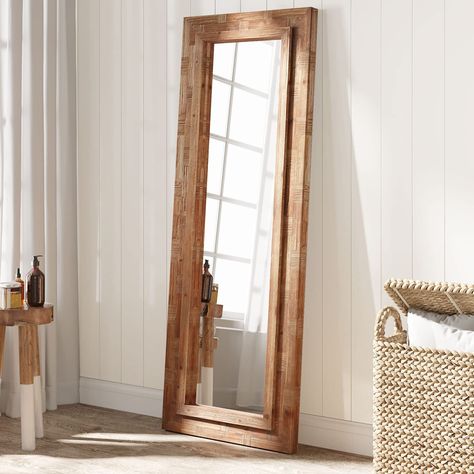 Rustic Full Length Mirror, Large Floor Mirror, Mirror Full Length, Floor Length Mirror, Long Mirror, Full Length Floor Mirror, Farmhouse Mirrors, Rustic Wall Mirrors, Full Length Mirror Wall