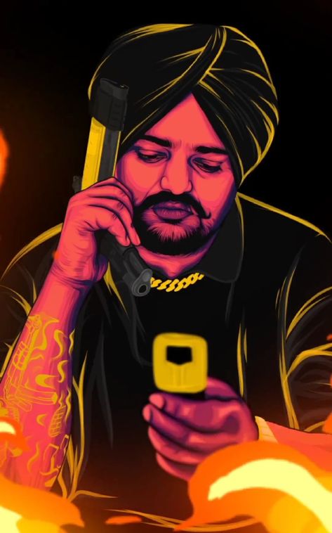 Sidhu Moose Wala Background Photo, Shidu Moose Wala, Sidhu Moose Wala Tattoo Design, Jaat Wallpaper, Bike Dp, Sidhu Moose Wala Logo Wallpaper, Beard Cartoon, 2pac Art, Lion Live Wallpaper