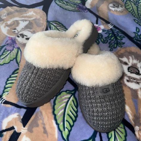 UGG Cozy Slippers Ugg Cozy Slippers, Ugg Cluggette, House Slippers Womens, Pink Ugg Slippers, Ugg Coquette Slippers, Yellow Slippers, Grey Uggs, Ugg Coquette, Pom Pom Slippers