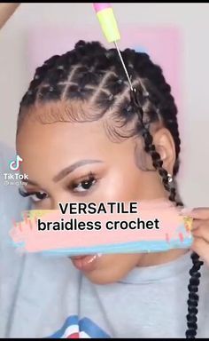 Crochet Braids Styles, Passion Twist Crochet, Hair Braid Patterns, Cabello Afro Natural, Twisted Hair, Curly Crochet Hair Styles, Braids Styles, Faux Locs Hairstyles, Braided Cornrow Hairstyles