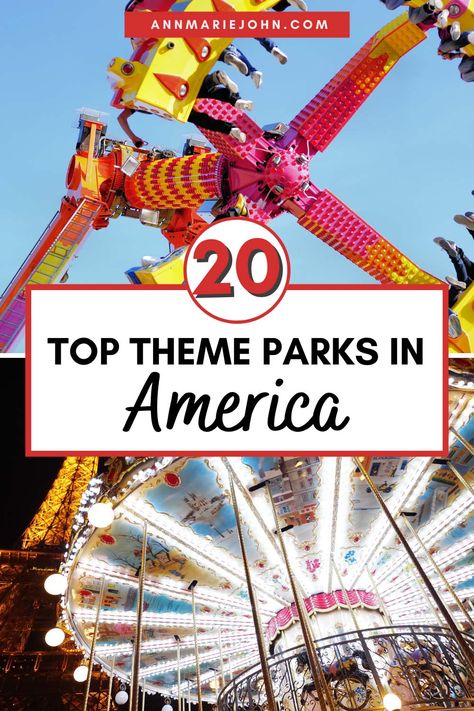 Top Theme Parks in America Best Amusement Parks In Us, Theme Parks, Types Of Themes, Best Amusement Parks, American Theme, Adventure Bucket List, Travel Checklist, Vacation Usa, Cool Themes