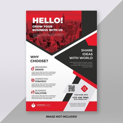 Red and Black Vertical Business Flyer Template Design Black Flyer Background, Red Template, Free Psd Flyer Templates, Business Poster, Psd Flyer Templates, Flyer Design Inspiration, Free Flyer Templates, Flyer And Poster Design, Creative Flyers