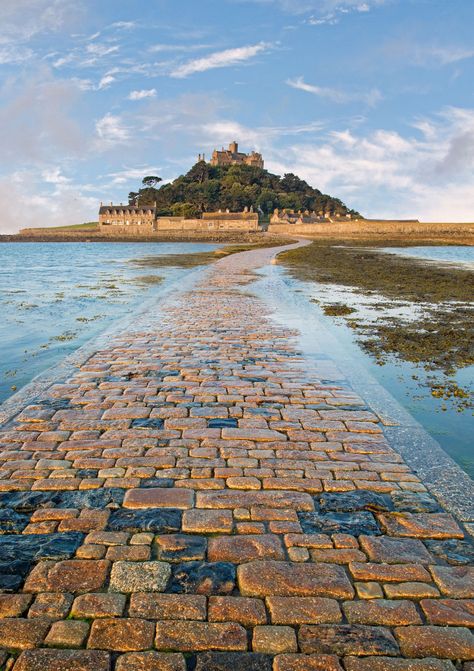 Cornwall Castle, St Michael's Mount, San Michele, Cornwall England, Canon 5d, Mont Saint Michel, Richard Branson, Colour Print, Downton Abbey