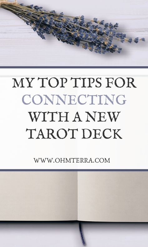 Connecting With Tarot Deck, Connect With Tarot Deck, How To Connect With Tarot Cards, How To Get To Know Your Tarot Deck, Tarot New Deck, Get To Know Tarot Deck, What To Do With A New Tarot Deck, Getting To Know Your Tarot Deck, How To Connect With Your Tarot Deck