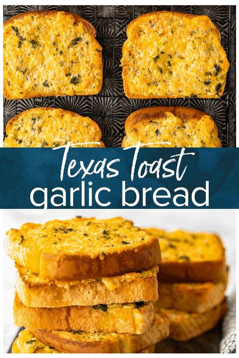 Toast Garlic Bread, Pepperoni Pizza Casserole Recipe, Easy Garlic Bread Recipe, Texas Toast Garlic Bread, Bbq Pasta, Cheesy Garlic Bread Recipe, Homemade Garlic Bread, Garlic Cheese Bread, Cookie Rookie