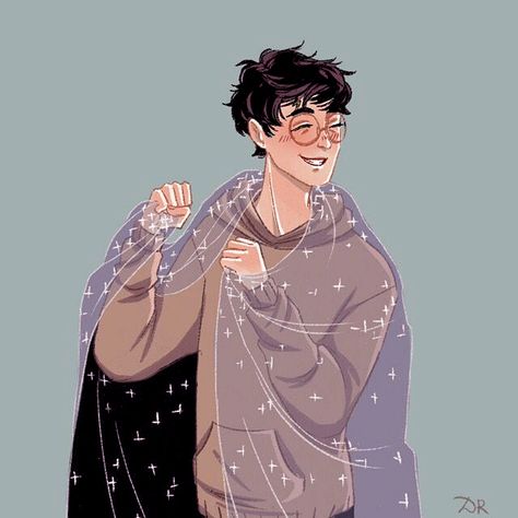 Classe Harry Potter, Meme Harry Potter, Invisibility Cloak, Harry Potter Illustrations, Hp Fanart, Theme Harry Potter, Harry Potter Images, Harry Potter Artwork, Images Harry Potter