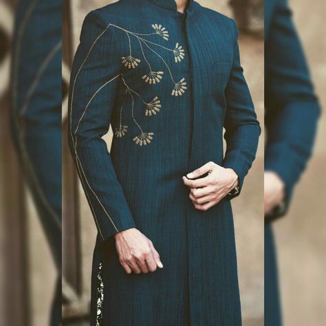 SquareFit_20180916_16184317 Panjabi Design For Men, Panjabi Design, India Fashion Men, Indian Wedding Suits Men, Sherwani For Men Wedding, Boys Kurta Design, Groom Dress Men, Indian Groom Wear, Wedding Dresses Men Indian