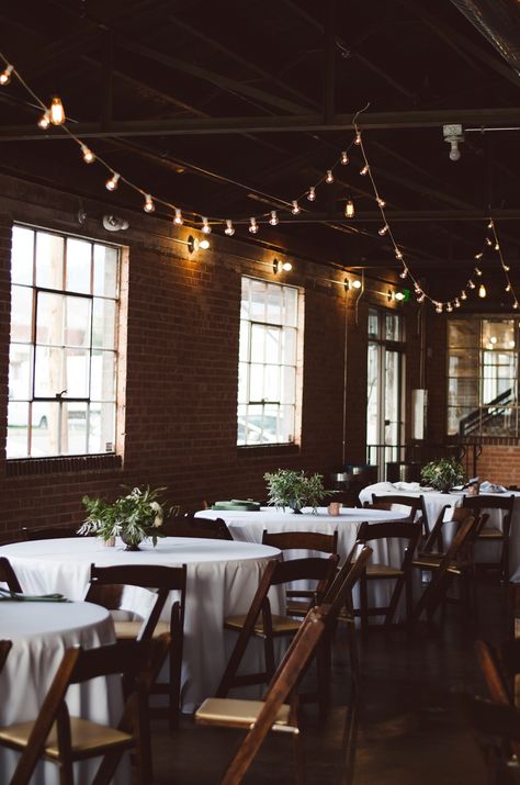 Simple Small Wedding Ideas Indoor, Simple Indoor Wedding Reception, Hipster Wedding Decorations, Coffee Shop Wedding, Arkansas Wedding Venues, Business Location, Smith Wedding, Wedding Venues Utah, Wedding Indoor