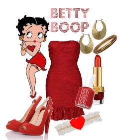 The Domestic Curator: Grown-up Girl's Halloween Costumes Betty Boop Halloween Costume, Betty Boop Costume, Betty Boop Makeup, Cartoon Halloween Costumes, Betty Boop Halloween, Hats Ideas, Halloween Coustumes, Pretty Halloween Costumes, Haine Diy