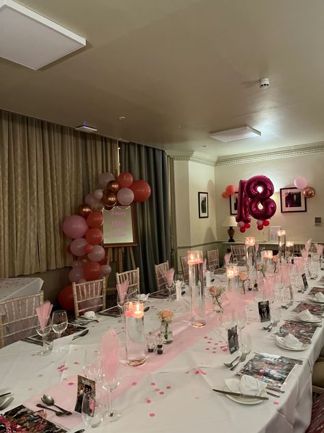 18th Birthday Party Ideas Pink And White, 18th Birthday Color Schemes, 18th Birthday Restaurant Ideas, Birthday Restaurant Ideas, 18th Birthday Party Ideas Decoration, 18birthday Party Ideas, Outfit 18th Birthday, 18th Birthday Dress, 18th Party Ideas