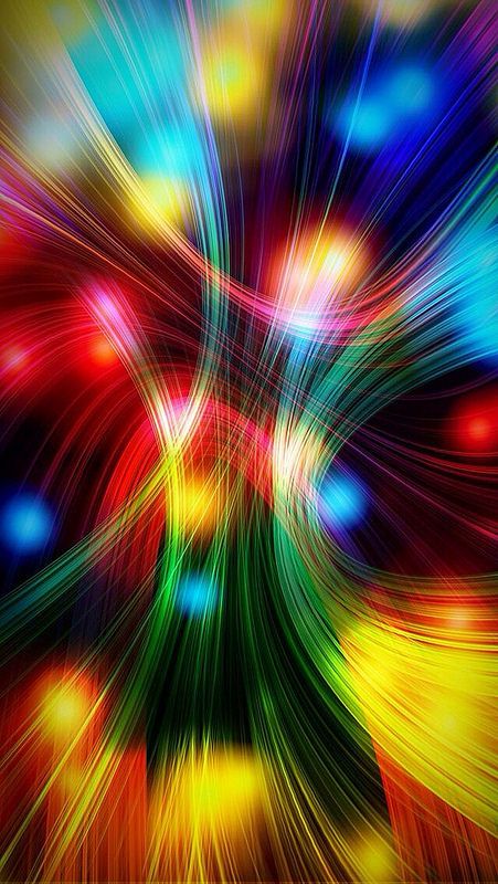 #Art #fractal | AQSS AQSS | Flickr Colorful Background, In The Middle, Black Background, Bright Colors, The Middle, Abstract Painting, Black