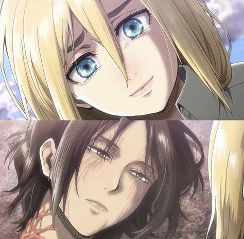 Ymir x Historia Christa X Ymir, Historia And Ymir, Ymir X Historia, Ymir And Christa, Historia Reiss, Snk Cosplay, Aot Characters, Attack On Titan Ships, Titans Anime