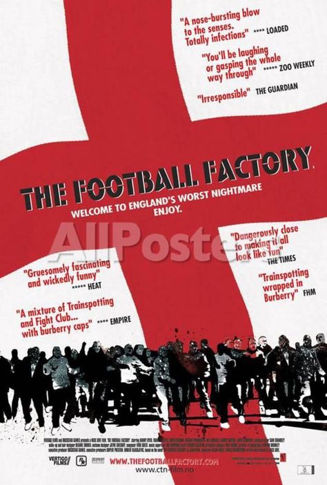 The Football Factory Movies Poster - 69 x 102 cm The Football Factory, Posters Harry Potter, Football Casual Clothing, Football Factory, Danny Dyer, Films Posters, Skinhead Fashion, Bedroom Contemporary, Best Movie Posters