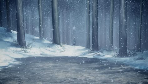 Snow Anime Background, Demon Slayer Scenery Background, Kny Background Scenery, Demon Slayer Background Scene, Kny Backgrounds, Kny Background, Undertale Background, The Garden Of Words, Wisteria Tree