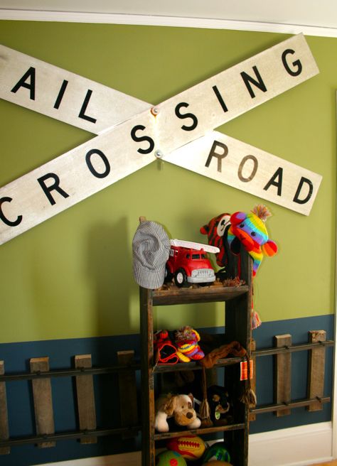 Boys Train Room, Trains Planes And Automobiles, Train Bedroom, Dino Room, Train Yard, Transportation Room, Train Decor, Boy Rooms, Big Boy Bedrooms