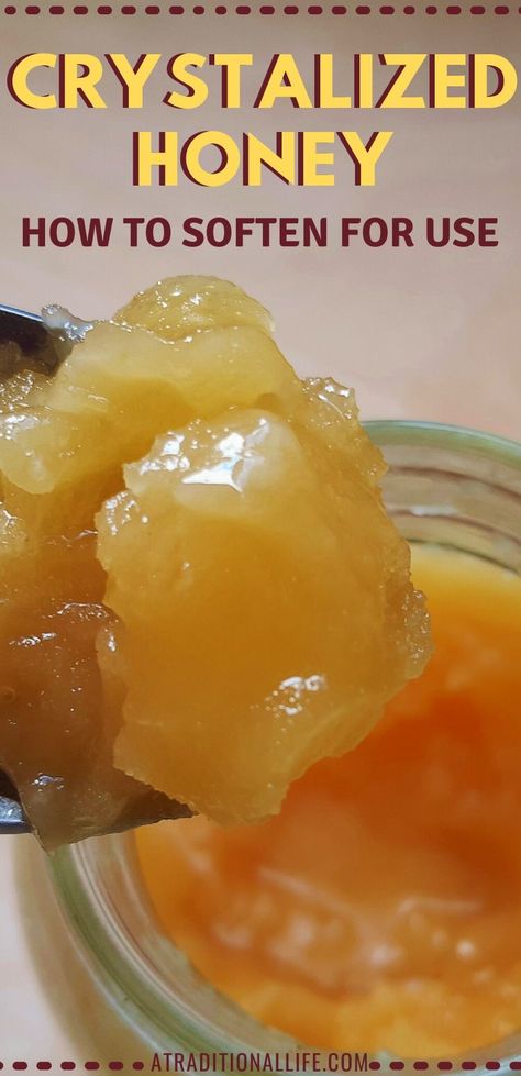 How To Make Honey Liquid Again, How To Uncrystallized Honey, Storing Honey Best Way To, How To Soften Crystalized Honey, Uncrystalize Honey How To, How To Soften Honey, Decrystalize Honey, Baking Kitchen Ideas, How To Store Honey