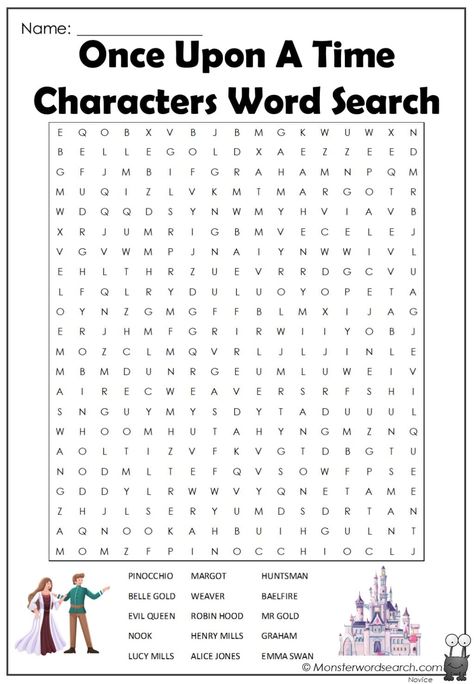 nice Once Upon A Time Characters Word Search Once Upon A Time Characters, Words Coloring Pages, Fairytale Characters, Winter Coloring Pages, Kids Word Search, Fairytale World, Word Search Puzzles Printables, Free Printable Word Searches, Storytime Crafts