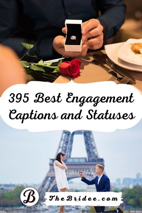 395 Best Engagement Captions and Statuses Engagement Quotes Engagement Quotes Announcement, Fiance Instagram Captions, Engagement Quotes Love Words, Engagement Announcement Facebook, Fiance Captions, Engagement Annoucement, Funny Engagement Announcement, Cute Engagement Announcements, Proposal Announcement