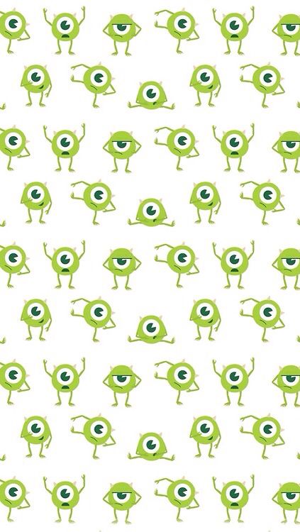 Wallpaper Disney, Mike Wazowski, Best Wallpaper, Monsters Inc, Iphone Wallpapers, Wallpapers, Iphone, Disney, Pattern