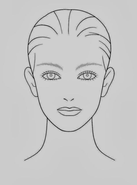 #fashion #facechart #makeup Face Chart, Fashion Designing, Face Drawing, Male Sketch, Home Decor Decals, Drawings, Makeup, Fashion Design, Quick Saves