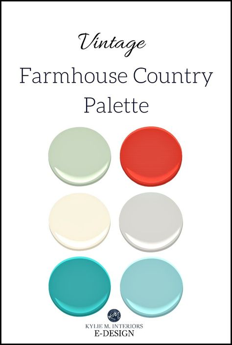 Farmhouse Chic Bathroom, Farmhouse Living Room Colors, Vintage Paint Colors, Country Paint Colors, Rustic Paint Colors, Modern Farmhouse Paint Colors, Farmhouse Color Palette, Pioneer Woman Kitchen, Farmhouse Paint Colors