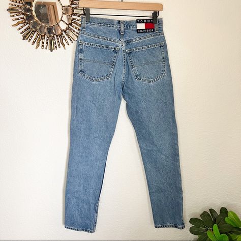 Tommy Hilfiger Vintage Jeans 999 100% Cotton Approx Size 25 Excellent Condition Denim, Vintage, Straight Leg, Trendy, High Rise, Tommy Hilfiger Vintage, Tommy Hilfiger Jeans, Vintage Jeans, Tommy Hilfiger, Straight Leg, High Rise, Women Shopping, Color