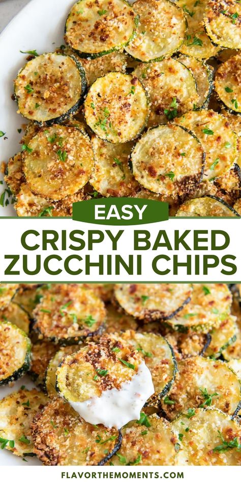 Baked Zucchini Chips, Vegetable Side Dishes Healthy, Zucchini Chips Baked, Baked Zucchini, Skincare Order, Zucchini Chips, Resep Diet, Makanan Diet, Health Dinner Recipes