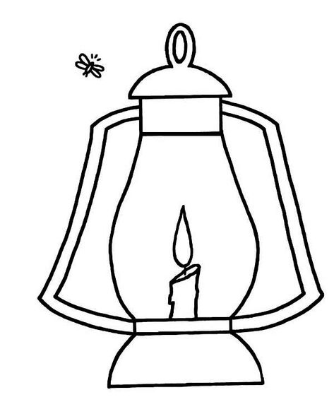 Firefly And Lantern Coloring Page : Color Luna Lantern Fish, Kids Lantern, Jar Image, Camping Coloring Pages, Shape Coloring Pages, Fireflies In A Jar, Lantern Craft, Fish Coloring Page, Farm Animal Coloring Pages