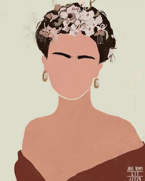 "eu sou minha única musa, o assunto que conheço melhor" فريدا كاهلو, Girl Illustration Art, Frida Art, Creation Art, Deco Salon, Illustration Art Girl, Feminist Art, Face Art, Cartoon Wallpaper