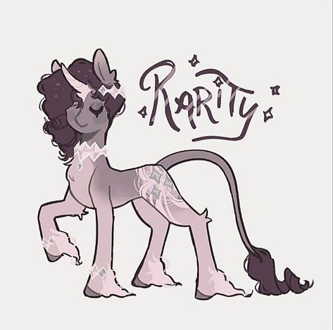 Rarity Redesign, My Little Pony Rarity, Mlp Fan Art, Hams, My Little Pony Drawing, My Little Pony Characters, Mlp Pony, Pony Drawing, Mlp My Little Pony