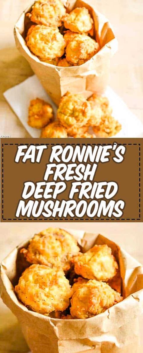 Fresh Mushroom Recipes, Fried Mushrooms Batter, Appetizers Mushrooms, Fresh Mushrooms Recipes, Deep Fried Mushrooms, Mushrooms Fried, Fried Mushroom Recipes, Breaded Mushrooms, Deep Fried Recipes