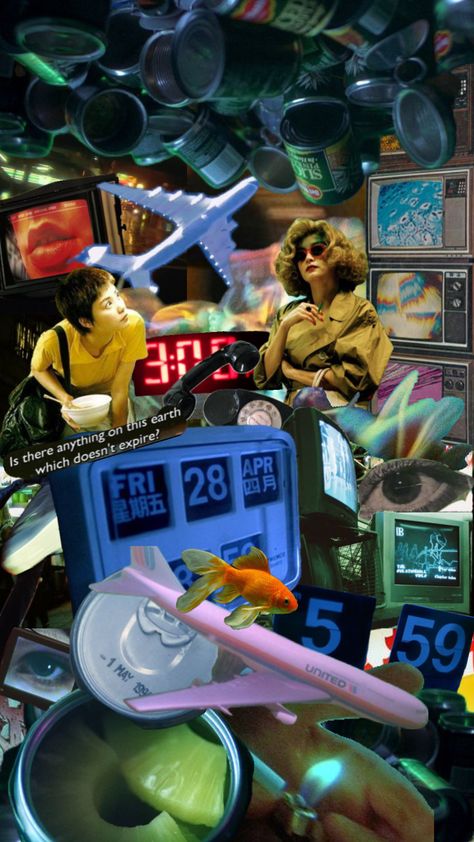 #chungkingexpress #wongkarwai #film #hongkong #90s #city Hongkong 90s, 90s City, Chungking Express, Rose Gold Print, Visual Poetry, Screen Design, Lily Of The Valley, Create Collage, Movie Scenes