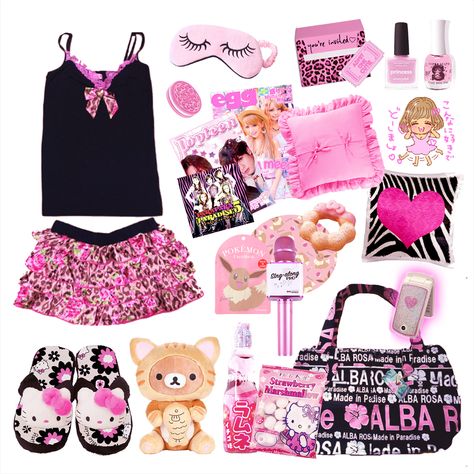 Gyaru Fashion Board, Agejo Gyaru Outfit Ideas, Pink Gyaru Outfit, Gyaru Pajamas, Manba Gyaru Outfits, Gyaru Wardrobe, Gyaru Clothing, Gyaru Kawaii, Agejo Gyaru