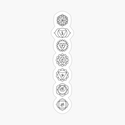 Unique Chakra Tattoos, Chakra Tattoo Black And White, 7 Chakras Tattoo Small Arm, Fine Line Chakra Tattoo, 7 Chakras Tattoo Design, Chakra Tattoo Stencil, 7 Chakras Tattoo Small, Chakras Tattoo Design, Om Chakra Tattoo