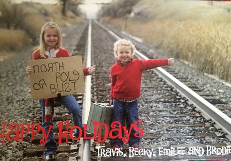 North Pole Or Bust Photo, Family Christmas Pictures Outfits, Christmas Pictures Outfits, Christmas Baby Pictures, Pictures Outfits, Christmas Pics, Family Christmas Pictures, Xmas Card, Polar Express