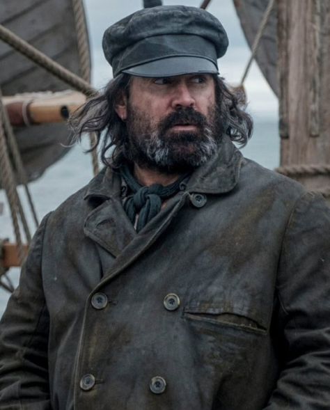 Boat Captain Aesthetic, Lighthouse Keeper Outfit, 1800s Fisherman, Dnd Sailor, Rugged Men Style, Fisherman Aesthetic, Fisherman Clothing, Fisherman Outfit, Sailor Aesthetic