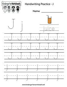 10/8/13 Both need to practice letter formation. Did 4 each. Kindergarten Letter J Writing Practice Worksheet Printable Letter Formation Worksheets, Letters J, Letter Worksheets For Preschool, Handwriting Practice Worksheets, Kindergarten Letters, Writing Practice Worksheets, The Letter J, Letter Tracing Worksheets, Tracing Worksheets Preschool